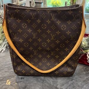 Louis Vuitton Dark Brown Monogram Shoulder Bag